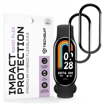 2-Pack zaštitnih folija 3D Full Body Techsuit "Nano Flex" za Xiaomi Mi Band 8 / 8 NFC