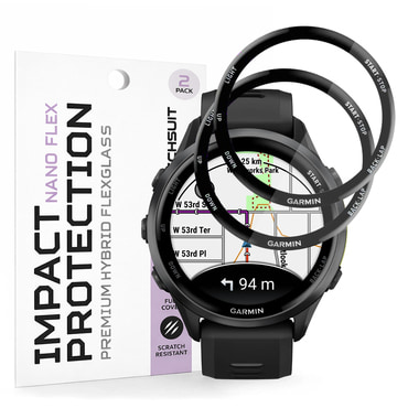 2-Pack zaštitnih folija 3D Full Body Techsuit "Nano Flex" za Garmin Forerunner 970 / Forerunner 570 47mm
