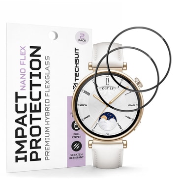 2-Pack zaštitnih folija 3D Full Body Techsuit "Nano Flex" za Huawei Watch GT 4 41mm