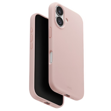 Premium maska UNIQ "Lino MagClick™" za iPhone 17 - Blush Pink