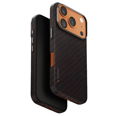 Premium maska UNIQ "Keva Aramid™" od aramidnih vlakana za iPhone 17 Pro Max - Silent Lava