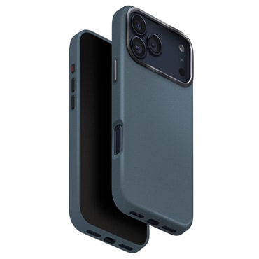 Premium maska UNIQ "Lyden Leatherette Case™" od umjetne kože za iPhone 17 Pro Max - Steel Teal