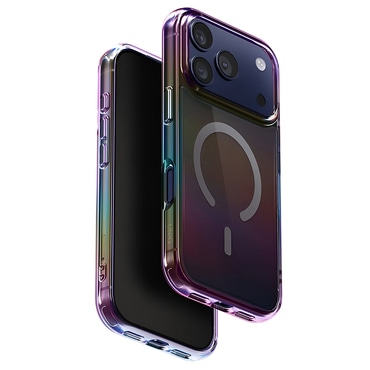 Premium maska UNIQ "Iridescia MagClick™" za iPhone 17 Pro - Aurora Borealis