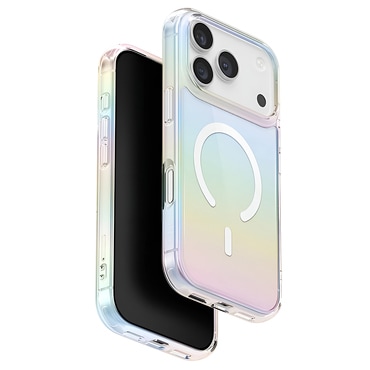 Premium maska UNIQ "Iridescia MagClick™" za iPhone 17 Pro Max - Rainbow