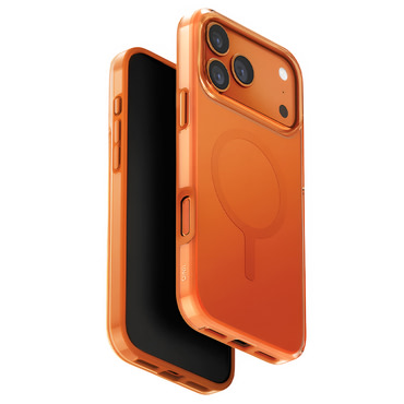 Premium maska UNIQ "Clario MagClick™" za iPhone 17 Pro - Orange