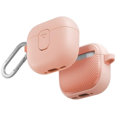 Premium maska UNIQ "Clyde Series™" za AirPods 4 - Coral