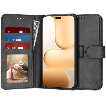 Torbica Techsuit "Diary Book" za Honor 600 Lite - crna