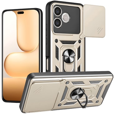 Maska  Techsuit "CamGuard pro" za Honor 600 Lite - zlatna