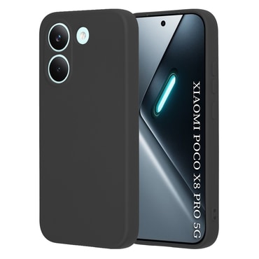 Silikonska maska Techsuit SoftFlex za Xiaomi Poco X8 Pro - crna