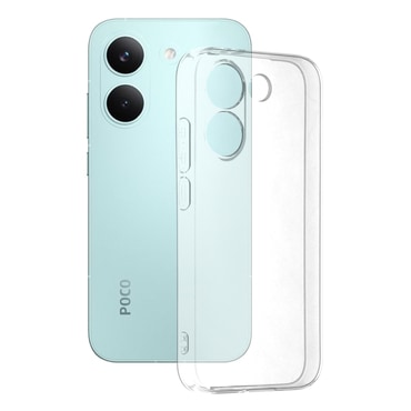 Silikonska maska Techsuit za Xiaomi Poco X8 Pro - prozirna