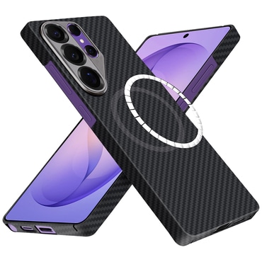 Premium maskica Techsuit Aramid Fiber s MagSafe podrškom za Samsung Galaxy S26 Ultra - Black