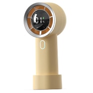 Ventilator Techsuit "HX130" s digitalnim zaslonom, ultra tihi, 1200mAh - rumeni