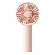 Premium ventilator JisuLife "Life1 Plus" prenosni, Type-C, 3 hitrosti, 2000mAh - roza