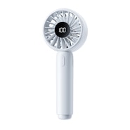 Prijenosni ventilator Techsuit "CT-110" s LED zaslonom, USB punjenje, pet brzina - bijeli