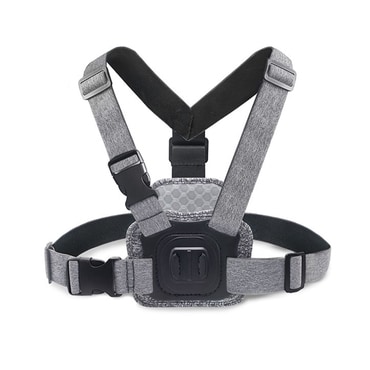 Magnetski držač za kameru Techsuit "JX-002" za GoPro s magnetskom bazom i prsnim nosačem - sivi