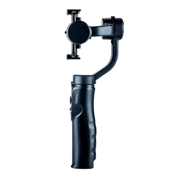 Gimbal Techsuit "H4" s 3-osnim stabilizatorom, joystickom, Micro-USB, 6.1-inčna max, aluminijska legura, 2200mAh - crna