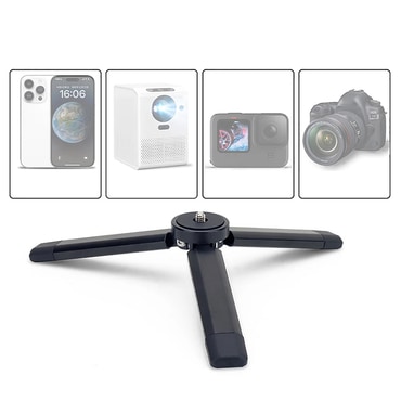 Mini stojalo Techsuit "TPD2" univerzalno s 1/4-inčnim vijakom - crno