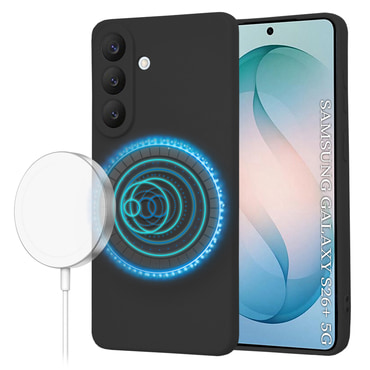 Silikonska maska Techsuit SoftFlex MagSafe za Samsung Galaxy S26 - crna