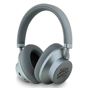 Bluetooth naglavne slušalice Karl Lagerfeld "Grained Initials" BT 5.3 s ANC i USB-C - grey
