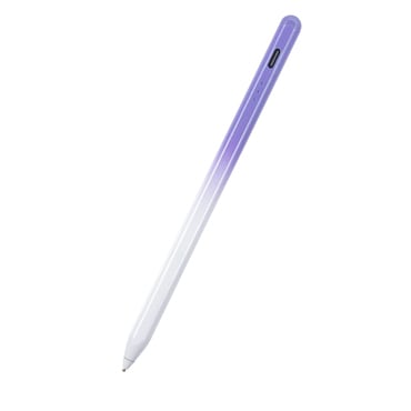 Stylus pisalo Techsuit "S3" - univerzalan, USB-C s brzim punjenjem - ljubičast