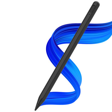 Stylus pisalo Techsuit "AC10SH" Bluetooth, USB-C, 125mAh, Palm Rejection, zamjenjiva konica - crni dijamant