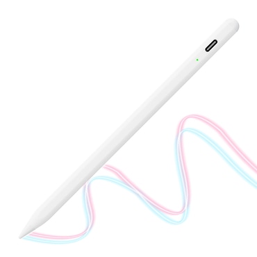 Stylus pisalo Techsuit "AC10-CP" Bluetooth, USB-C, Palm Rejection, Tilt Pressure Sense, 130mAh - bijelo