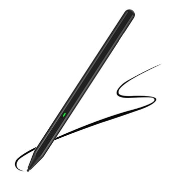 Stylus pisalo Techsuit "C581-C" za Microsoft Surface, USB-C, Palm Rejection, Tilt Sensitivity, 90mAh - crno