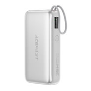 Power bank Acefast "M32" 35W - 10000mAh s izvlačnim kabelom USB-C - silver