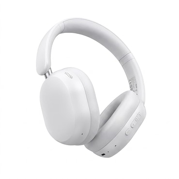 Bluetooth Over-Ear slušalice Acefast "H12" BT 5.4 s 4-Mic hibridnom ANC tehnologijom, Game Mode, Bass Boost i HD mikrofonom - white