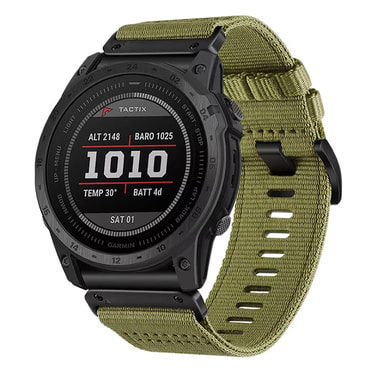 Silikonski pas Techsuit "W070" za Garmin Fenix 3 / 3 HR / 5X / 5X Plus / 6X / 6X Pro / 7X / 7X Pro Solar - green dew