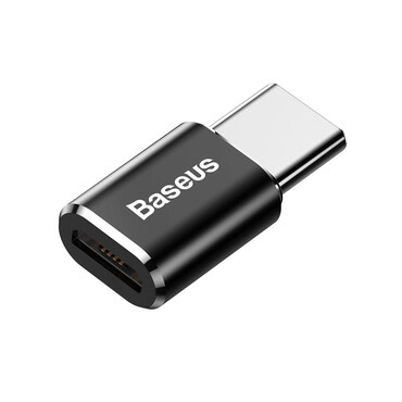 OTG adapter Baseus "CAMOTG-01" Micro-USB na USB-C - crni