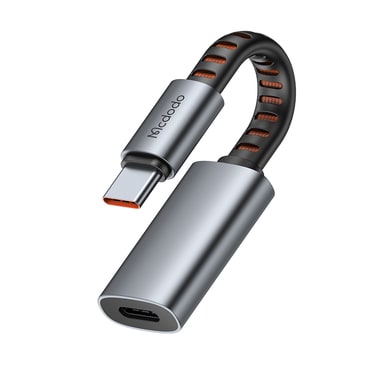 Lightning u USB-C audio kabel Mcdodo "CA-4870" 2A, 24W, 480Mbps, OTG, podrška brzom punjenju, funkcija poziva, 0.1m - gray