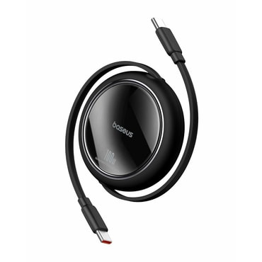 Punjač i podatkovni 100W USB-C na USB-C kabel Baseus "Free2Draw Mini" - 480Mbps - 1m - black