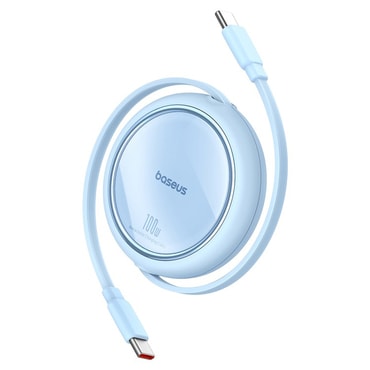 Punjač i podatkovni 100W USB-C na USB-C kabel Baseus "Free2Draw Mini" - 480Mbps - 1m - galaxy blue
