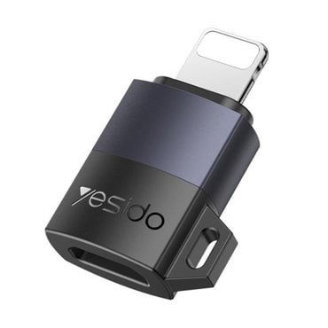USB-C na Lightning OTG adapter Yesido "GS27" 27W, 480Mbps - sivi