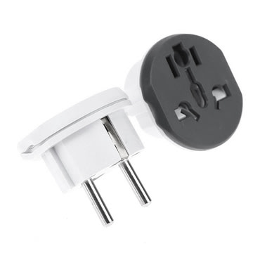 Putni adapter Techsuit "C529" UK/US/AU u EU, 16A, 250V - bijel