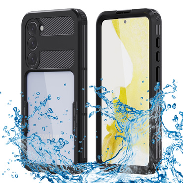 Vodootporna maska ShellBox "WaterProof" za iSamsung Galaxy S23 Plus s IP68 za spuštanja do 1.5m dubine - crna