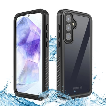 Vodootporna maska ShellBox "WaterProof" za Samsung Galaxy S23 FE s IP68 za spuštanja do 1.5m dubine - crna