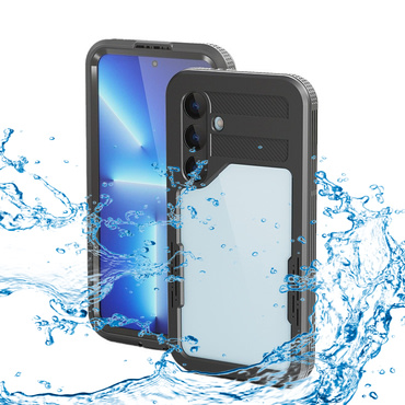 Vodootporna maska ShellBox "WaterProof" za Samsung Galaxy S24 s IP68 za spuštanja do 1.5m dubine - crna