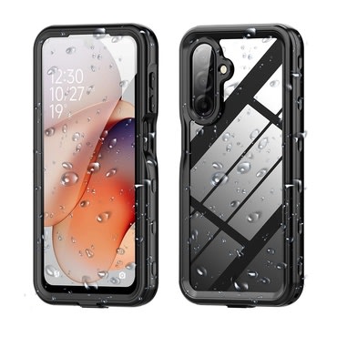 Vodootporna maska ShellBox "WaterProof" za Samsung Galaxy A17 4G / A17 5G s IP68 za spuštanja do 1.5m dubine - crn
