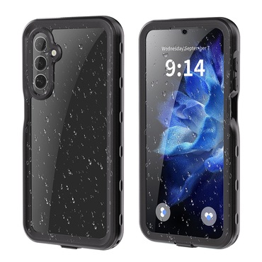Vodootporna maska ShellBox "WaterProof" za Samsung Galaxy A16 4G / A16 5G s IP68 za spuštanja do 1.5m dubine - crn