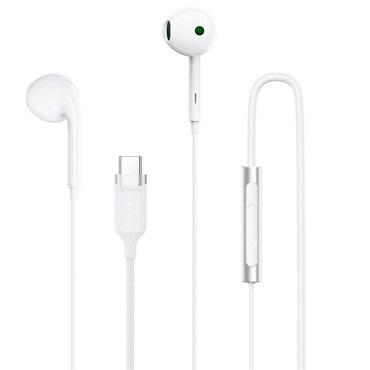 Slušalice Acefast "L7" USB-C, s HD mikrofonom, fleksibilne, 1.2m - bijele