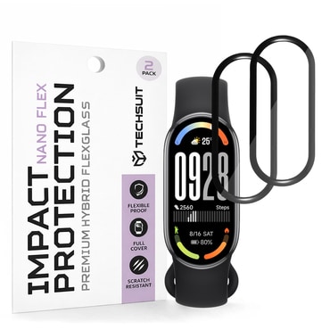 2-Pack zaštitnih folija 3D Full Body Techsuit "Nano Flex" za Xiaomi Smart Band 10