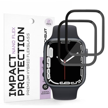 2-Pack zaštitnih folija 3D Full Body Techsuit "Nano Flex" za Apple Watch 7 / 8 / 9 41mm