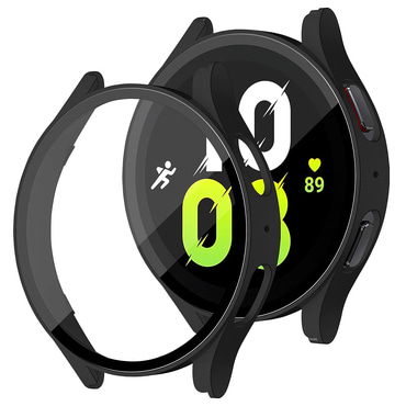 Maskica s zaštitnim staklom Techsuit "Defense360 Pro" za Samsung Galaxy Watch4 / 5 (40mm) - crna