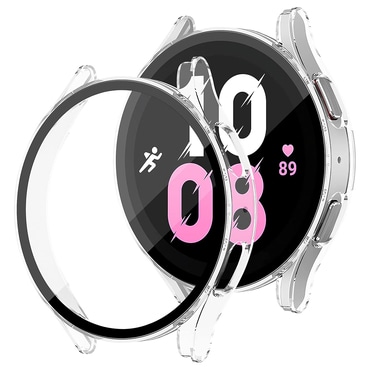 Maskica s zaštitnim staklom Techsuit "Defense360 Pro" za Samsung Galaxy Watch4 / 5 (44mm) - prozirna