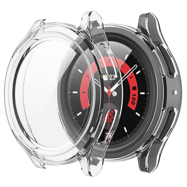 Maskica s zaštitnim staklom Techsuit "Defense360 Pro" za Samsung Galaxy Watch5 Pro - prozirna