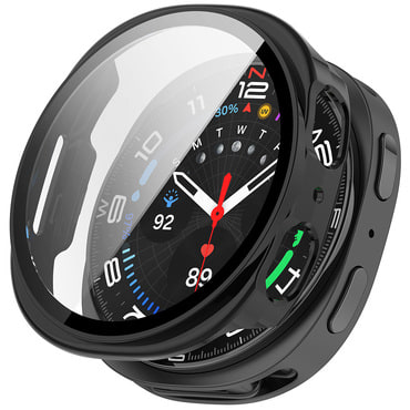 Maskica sa zaštitom zaslona Techsuit "Defense360 Pro" za Samsung Galaxy Watch8 40mm - Matte Black