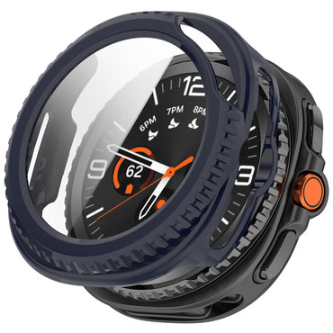 Maskica sa zaštitom zaslona Techsuit "Defense360 Pro" za Samsung Galaxy Watch8 Classic - tamno plav