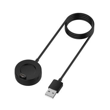 Punjač za pametni sat Techsuit "TGC4" za Garmin Fenix 5/5 Plus/6/6X/7X, 5W, 1m s stolnim držačem - crni